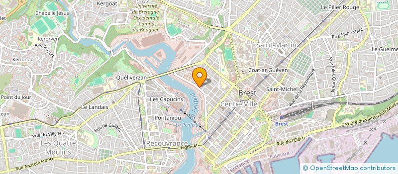 localisation de l'entreprise SYNDICAT DE COPROPRIETE à BREST