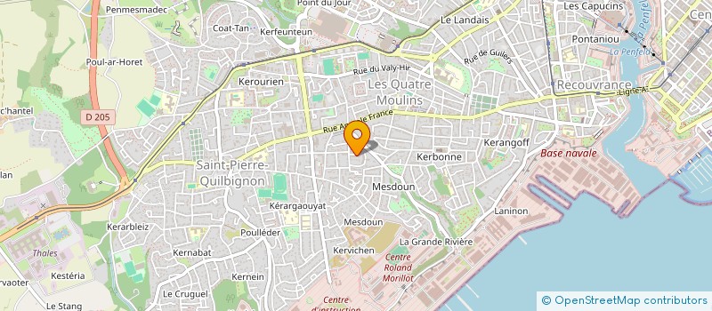 localisation de l'entreprise SYNDICAT DE COPROPRIETE à BREST