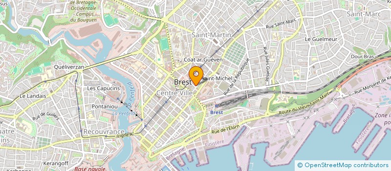 localisation de l'entreprise SYNDICAT DE COPROPRIETE à BREST