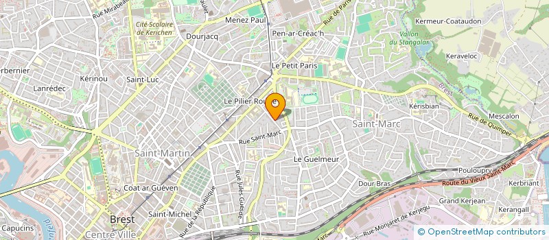 localisation de l'entreprise SYNDICAT DE COPROPRIETE à BREST