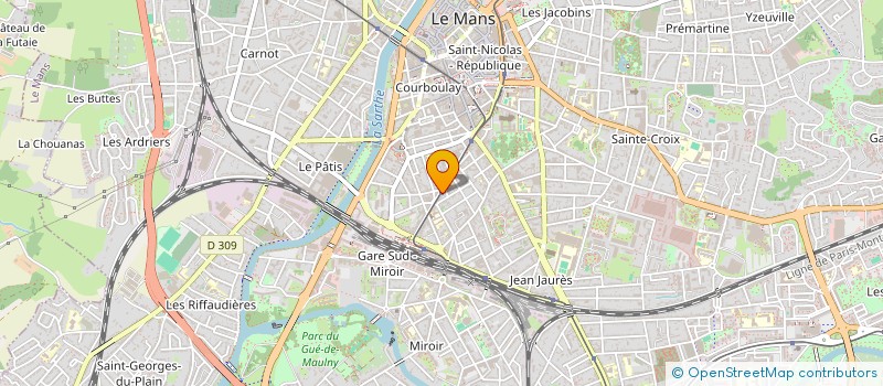 localisation de l'entreprise SYNDICAT DE COPROPRIETE  LE MANS