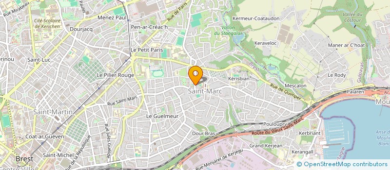 localisation de l'entreprise SYNDICAT DE COPROPRIETE à BREST