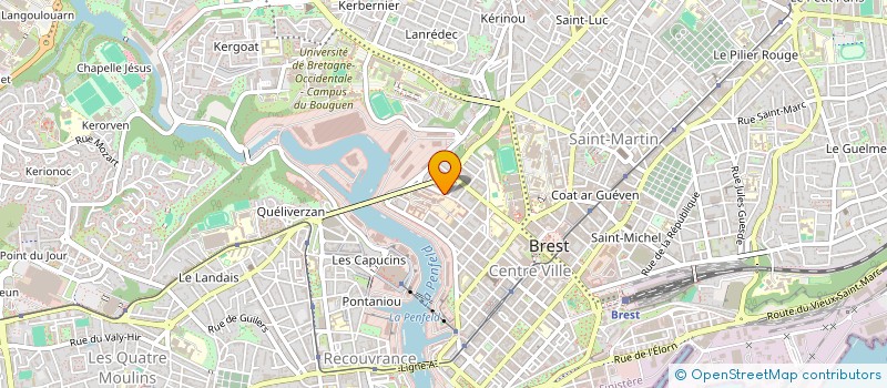 localisation de l'entreprise SYNDICAT DE COPROPRIETE à BREST