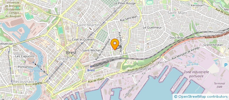 localisation de l'entreprise SYNDICAT DE COPROPRIETE à BREST