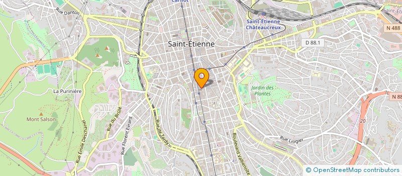 localisation de l'entreprise SYNDICAT DE COPROPRIETE  SAINT-ETIENNE