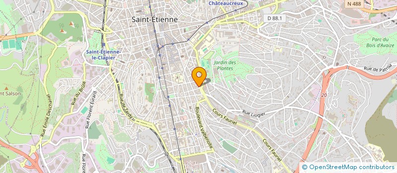 localisation de l'entreprise SYNDICAT DE COPROPRIETE  SAINT-ETIENNE