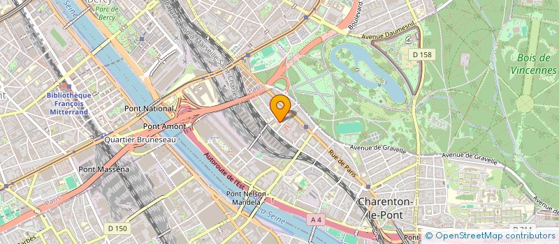 localisation de l'entreprise SYNDICAT DE COPROPRIETE  CHARENTON-LE-PONT