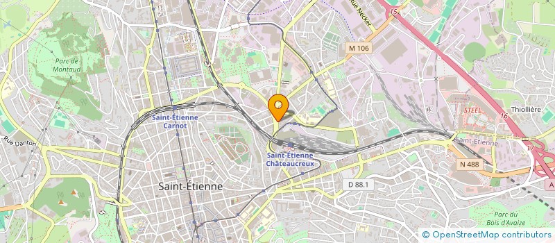 localisation de l'entreprise SYNDICAT DE COPROPRIETE  SAINT-ETIENNE