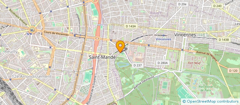 localisation de l'entreprise SYNDICAT DE COPROPRIETE à SAINT-MANDE