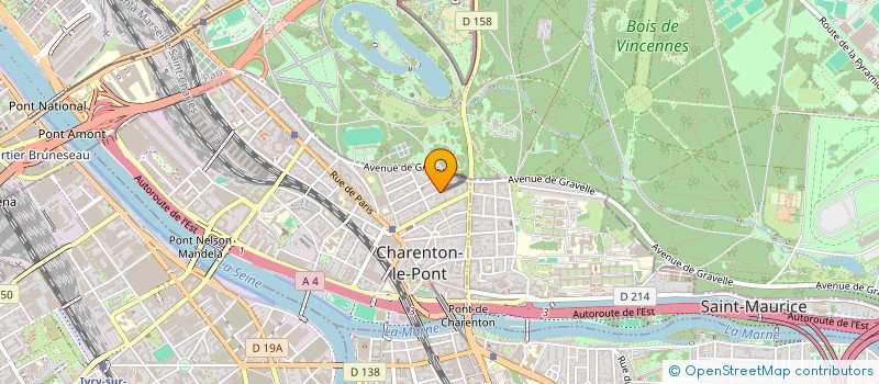 localisation de l'entreprise SYNDICAT DE COPROPRIETE  CHARENTON-LE-PONT
