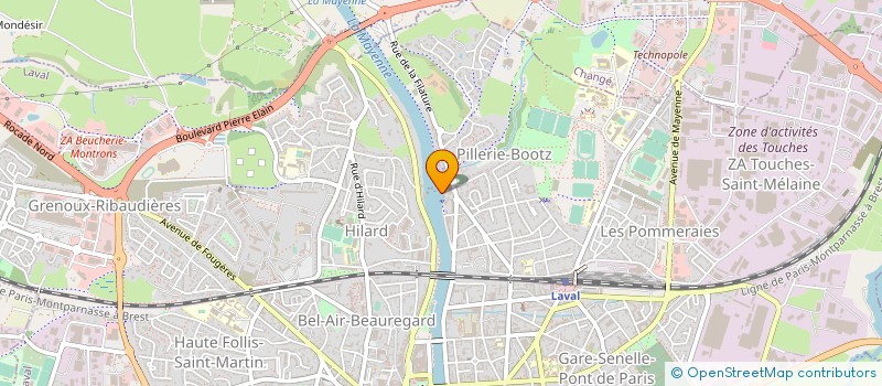 localisation de l'entreprise SYNDICAT DE COPROPRIETE à LAVAL