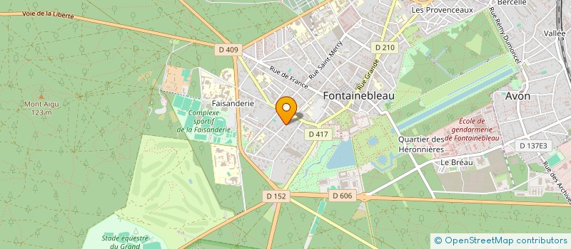 localisation de l'entreprise SYNDICAT DE COPROPRIETE  FONTAINEBLEAU