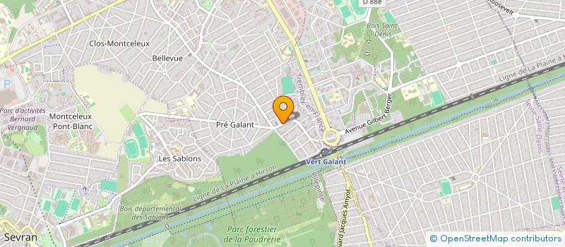 localisation de l'entreprise SYNDICAT DE COPROPRIETE à VILLEPINTE