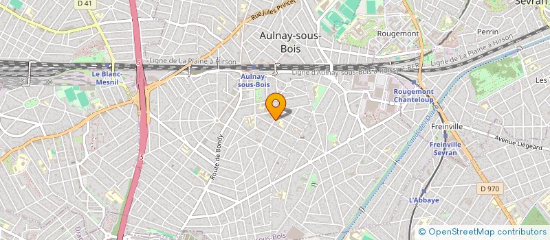 localisation de l'entreprise SYNDICAT DE COPROPRIETE à AULNAY-SOUS-BOIS