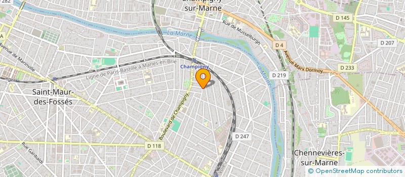 localisation de l'entreprise SYNDICAT DE COPROPRIETE à SAINT-MAUR-DES-FOSSES