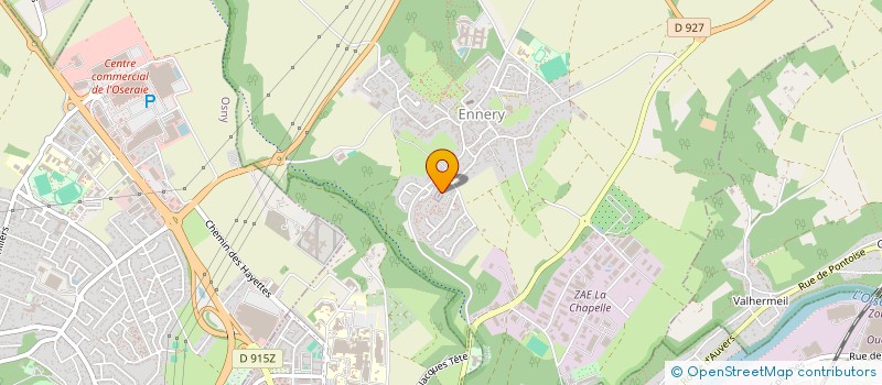 localisation de l'entreprise SYNDICAT DE COPROPRIETE  ENNERY