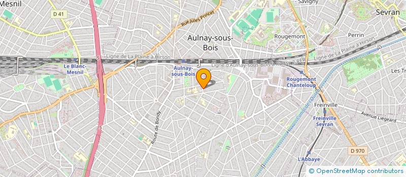 localisation de l'entreprise SYNDICAT DE COPROPRIETE  AULNAY-SOUS-BOIS