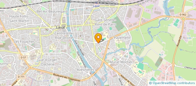 localisation de l'entreprise SYNDICAT DE COPROPRIETE à LAVAL