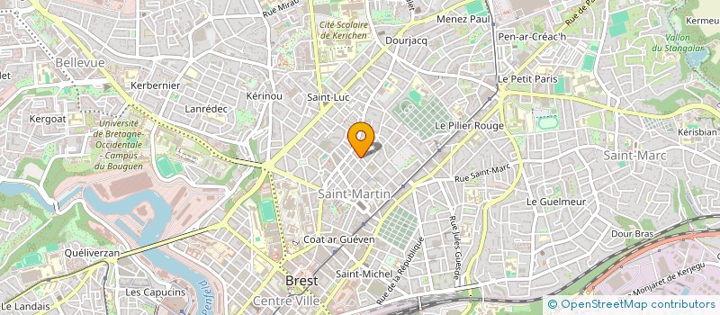 localisation de l'entreprise SYNDICAT DE COPROPRIETE à BREST