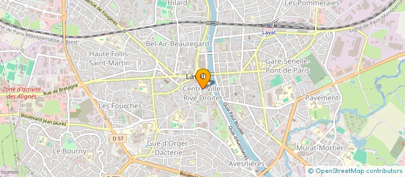 localisation de l'entreprise SYNDICAT DE COPROPRIETE à LAVAL