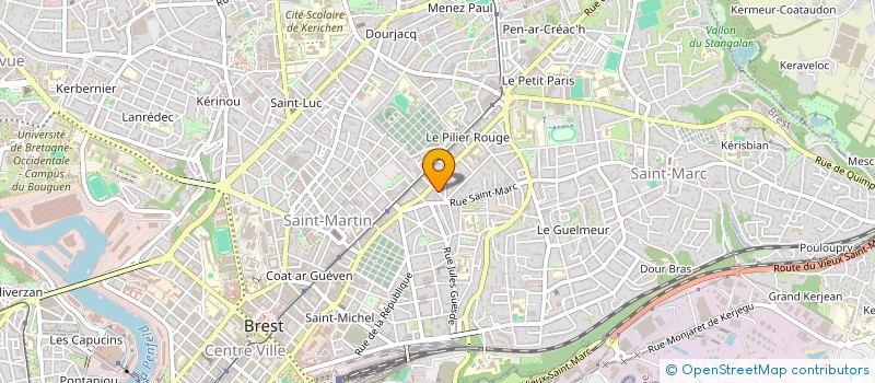 localisation de l'entreprise SYNDICAT DE COPROPRIETE à BREST