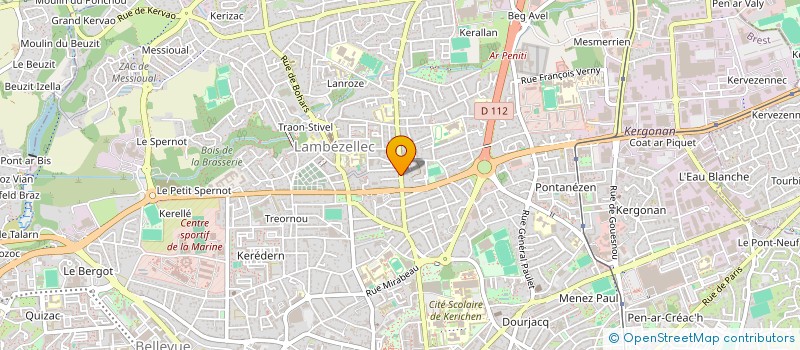 localisation de l'entreprise SYNDICAT DE COPROPRIETE à BREST