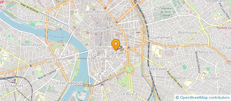 localisation de l'entreprise SYNDICAT DE COPROPRIETE 4 RUE DES TROIS BANQUETS  TOULOUSE