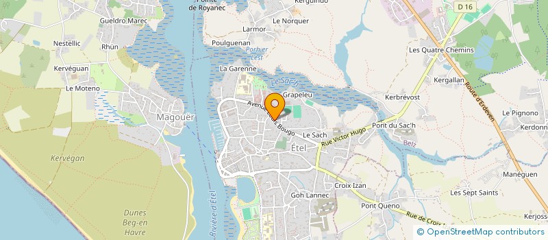 localisation de l'entreprise SYNDICAT DE COPROPRIETE  ETEL