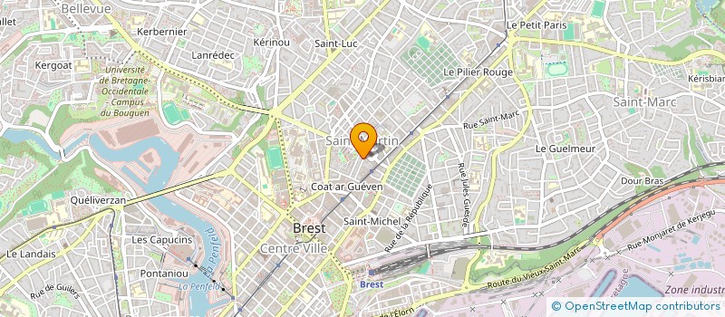 localisation de l'entreprise SYNDICAT DE COPROPRIETE à BREST