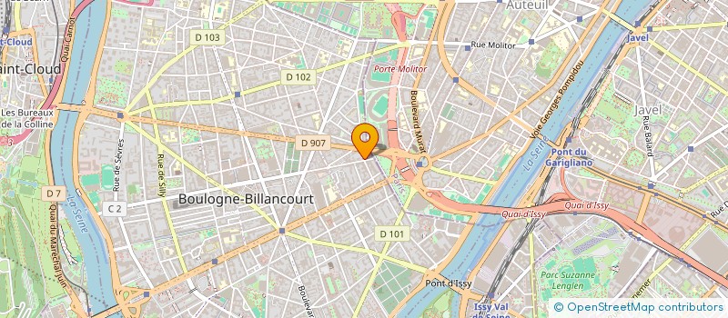 localisation de l'entreprise SYNDICAT DE COPROPRIETE à BOULOGNE-BILLANCOURT