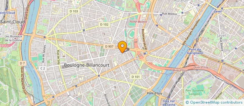 localisation de l'entreprise SYNDICAT DE COPROPRIETE à BOULOGNE-BILLANCOURT