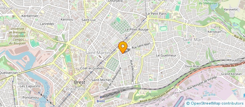 localisation de l'entreprise SYNDICAT DE COPROPRIETE à BREST