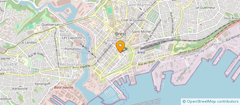 localisation de l'entreprise SYNDICAT DE COPROPRIETE à BREST