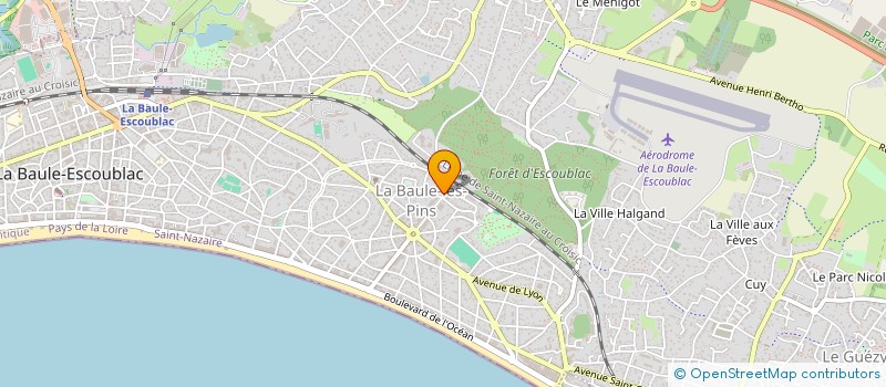 localisation de l'entreprise SYNDICAT DE COPROPRIETE  LA BAULE-ESCOUBLAC