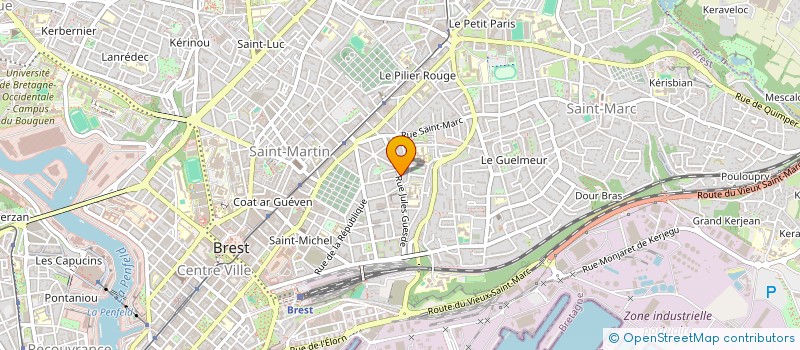 localisation de l'entreprise SYNDICAT DE COPROPRIETE à BREST