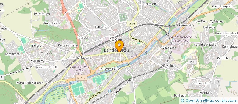 localisation de l'entreprise SYNDICAT DE COPROPRIETE à LANDERNEAU