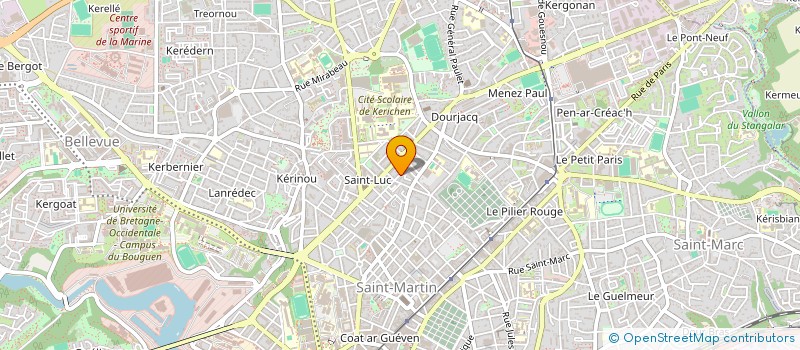 localisation de l'entreprise SYNDICAT DE COPROPRIETE à BREST
