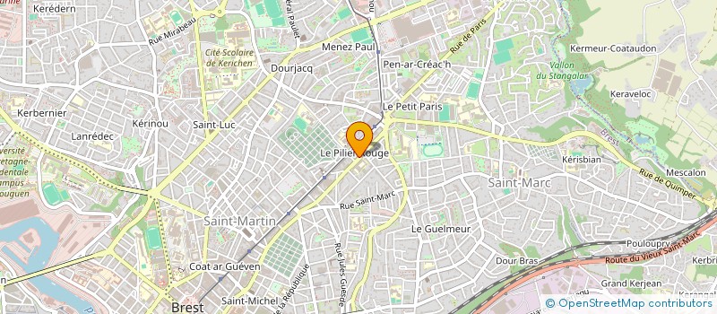 localisation de l'entreprise SYNDICAT DE COPROPRIETE  BREST