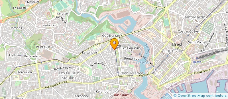 localisation de l'entreprise SYNDICAT DE COPROPRIETE à BREST