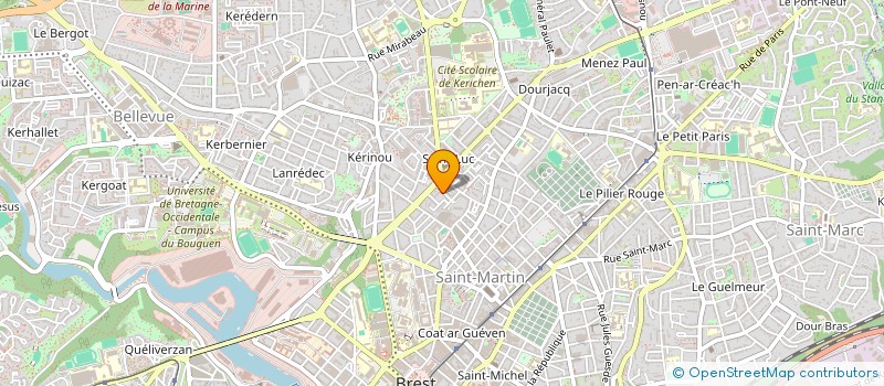 localisation de l'entreprise SYNDICAT DE COPROPRIETE à BREST