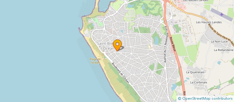 localisation de l'entreprise SYNDICAT DE COPROPRIETE à SAINT-BREVIN-LES-PINS