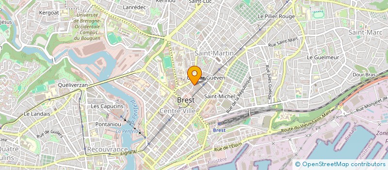 localisation de l'entreprise SYNDICAT DE COPROPRIETE à BREST