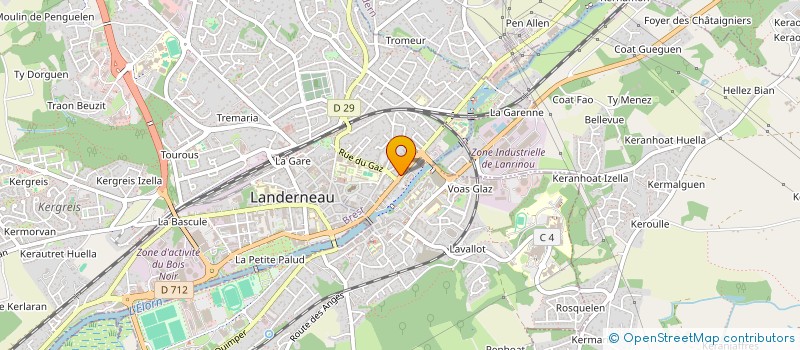 localisation de l'entreprise SYNDICAT DE COPROPRIETE à LANDERNEAU