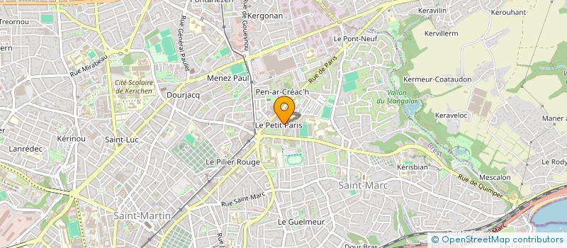 localisation de l'entreprise SYNDICAT DE COPROPRIETE à BREST