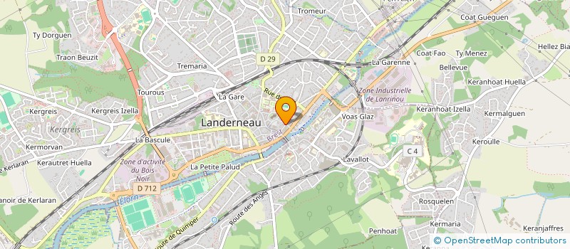 localisation de l'entreprise SYNDICAT DE COPROPRIETE à LANDERNEAU
