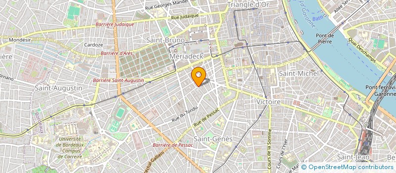 localisation de l'entreprise SYNDICAT DE COPROPRIETE  BORDEAUX