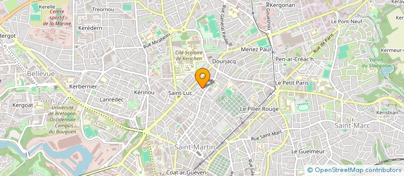 localisation de l'entreprise SYNDICAT DE COPROPRIETE à BREST