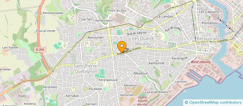 localisation de l'entreprise SYNDICAT DE COPROPRIETE à BREST