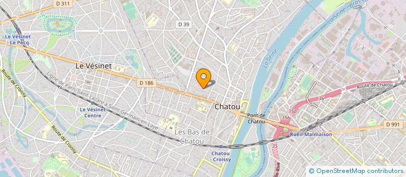 localisation de l'entreprise SYNDICAT DE COPROPRIETE  CHATOU