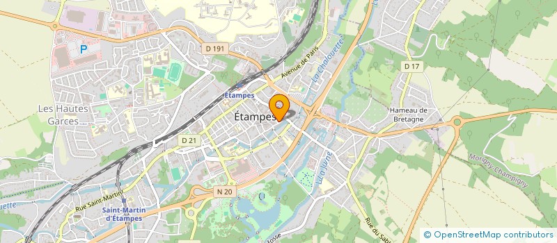 localisation de l'entreprise SYNDICAT DE COPROPRIETE à ETAMPES